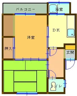 今治マンション【1階】の間取り