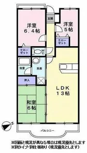 エトワールドール中田南【2階】の間取り