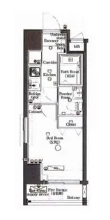 ラヴィリオ中野南台【6階】の間取り