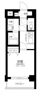 東京都新宿区西落合2【マンション】の間取り