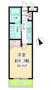 アルジオーネ池尻【1階】の間取り