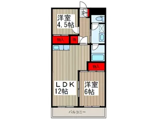 渋谷コ-ト3号館【5階】の間取り