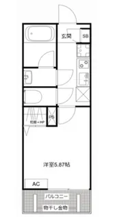 MQuarto鶴瀬【3階】の間取り