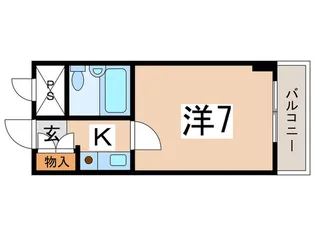 メゾンサンシャイン【11階】の間取り