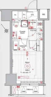 東京都豊島区南池袋2【マンション】の間取り