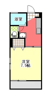 静岡県静岡市葵区新富町4【アパート】の間取り