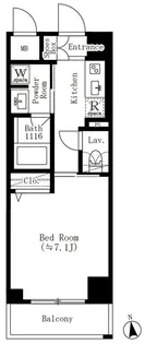 CREATIF文京江戸川橋【3階】の間取り