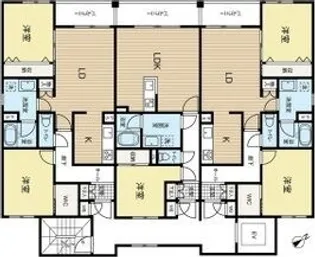 LAPEACE菊水(ラピス菊水)【2階】の間取り