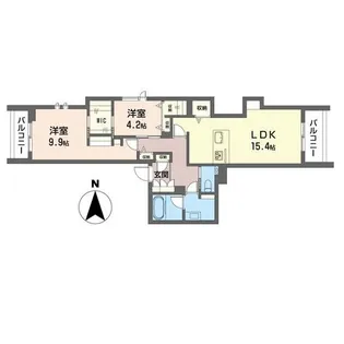 クリークレジデンス幕張【3階】の間取り