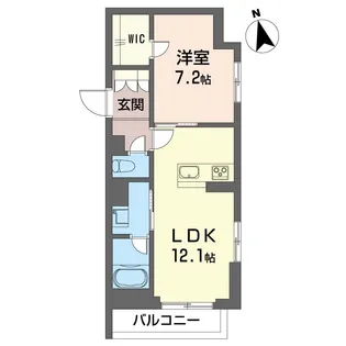 サザンクロス志木【2階】の間取り