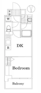 ザ・レジデンス・オブ・トーキョーOM06【2階】の間取り