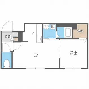クルタ東区役所前【3階】の間取り