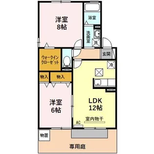 Heim Lilie(ハイムリーリエ)【1階】の間取り