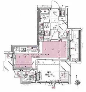 アトラス秋葉原CALMODE【12階】の間取り