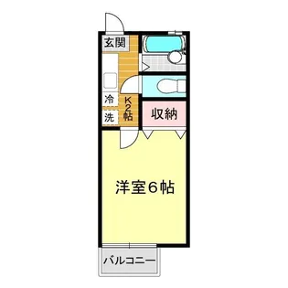 パーソンズ宮野B棟【1階】の間取り