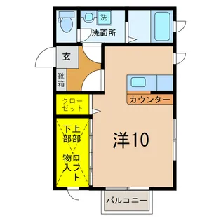 ブランドール【2階】の間取り