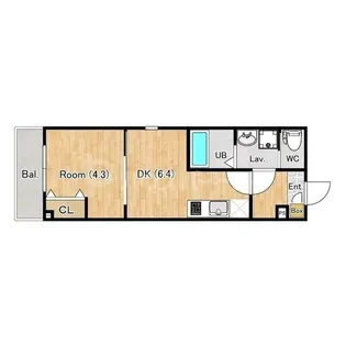 (仮称)ジーメゾン中葛西ローリエ【2階】の間取り