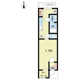 SUGAR HILL【3階】の間取り