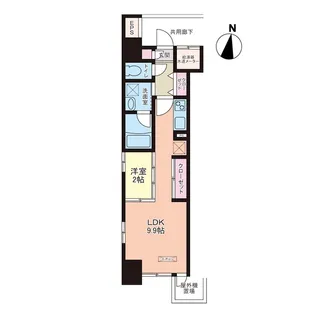 アーバンハイツ大町【2階】の間取り