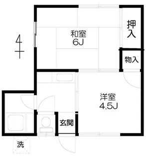 高城荘【1階】の間取り