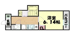 グランパシフィック玉出【2階】の間取り