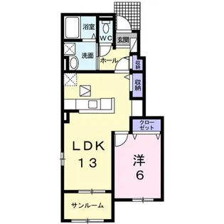 ラナハウス 30 II【1階】の間取り