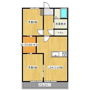 ショコラ小串【1階】の間取り