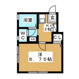 コーポマツカ【2階】の間取り