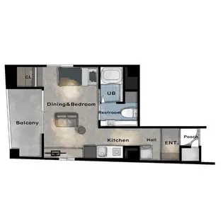 VEINZ SUITA【6階】の間取り