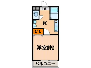 ハイツサンガーデン【2階】の間取り