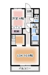 グランディール・ヒロ【1階】の間取り