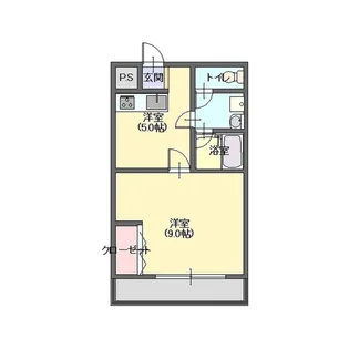 ニューハイツ【2階】の間取り
