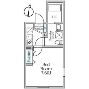 グランヴィル永福町【3階】の間取り