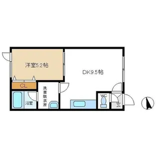 ドミローレル富士【2階】の間取り