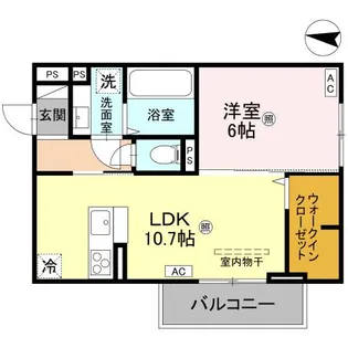 D-Regalo日光N【3階】の間取り