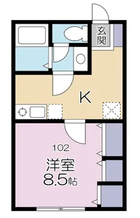 ドルフ【1階】の間取り