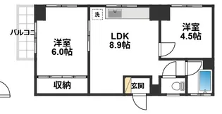 吉田マンション【2階】の間取り