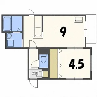 BESSER【2階】の間取り