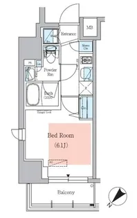 アーバネックス大井仙台坂【7階】の間取り