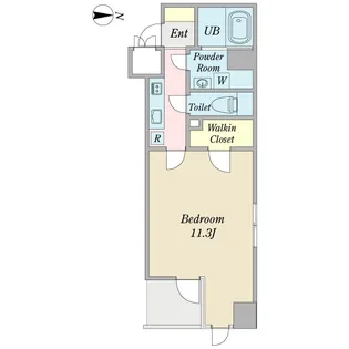 てやんでぇ【4階】の間取り