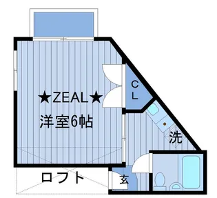 ハイム山下【2階】の間取り