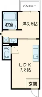 ルミエール【1階】の間取り