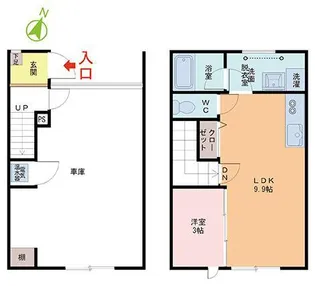 Spinel【1階】の間取り