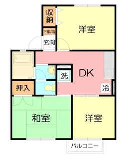 ハイツ須藤I【2階】の間取り