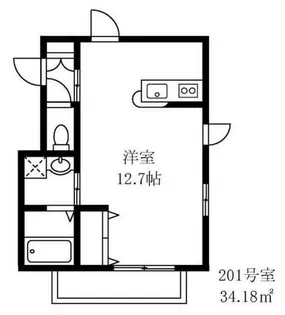 ノーブルヴィラージュ城山【2階】の間取り