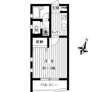 ソレーユクレスト田園調布【1階】の間取り