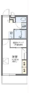レオパレスHouse Umi【3階】の間取り