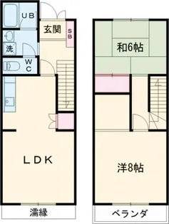 免田フルーツコーポ りんごの間取り