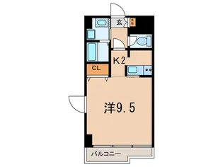 真鶴ACEビル(エイブル三萩野)【5階】の間取り