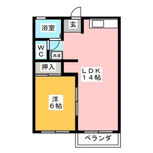 メゾンド住吉【2階】の間取り